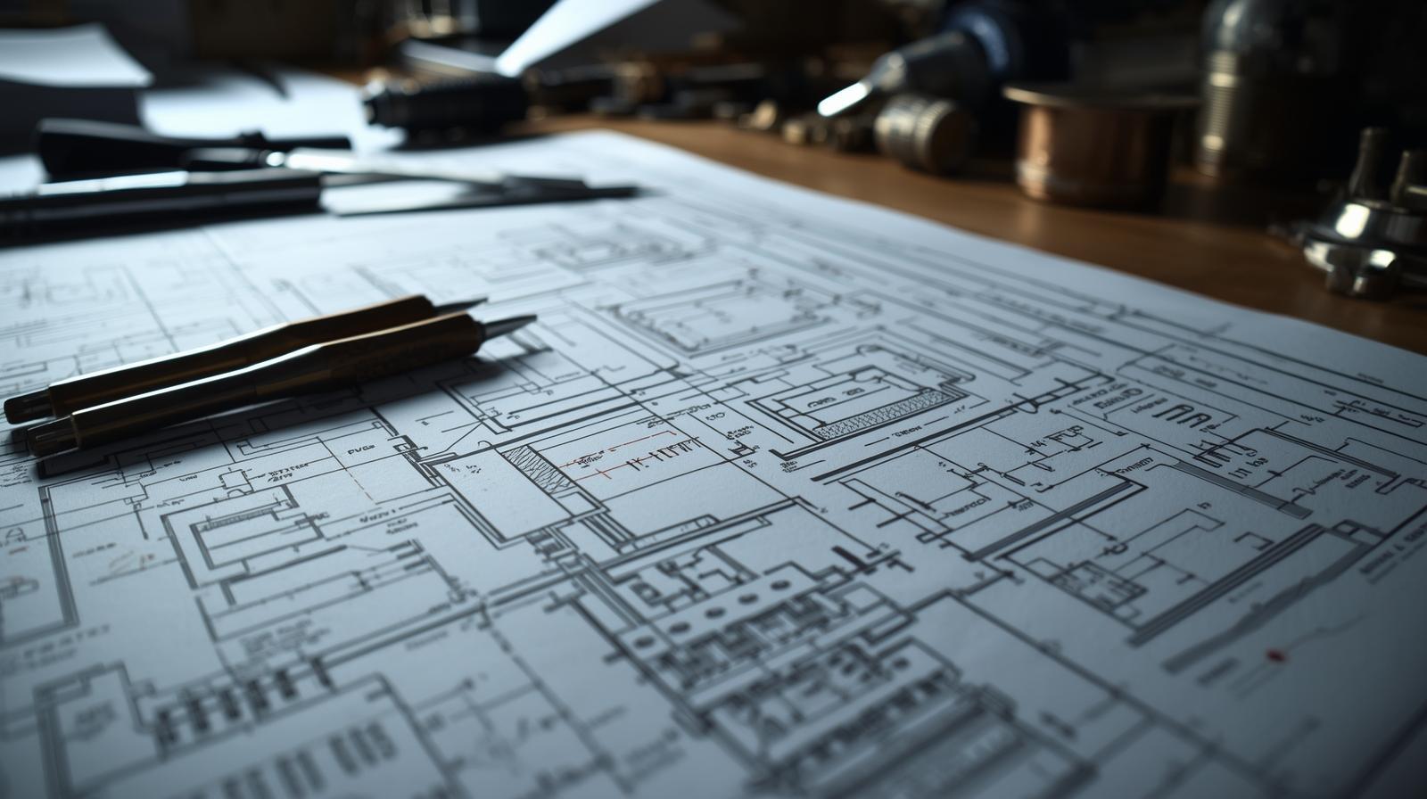 Detail van een industriële werkplek met zacht licht – symbool voor groei in de techniek.